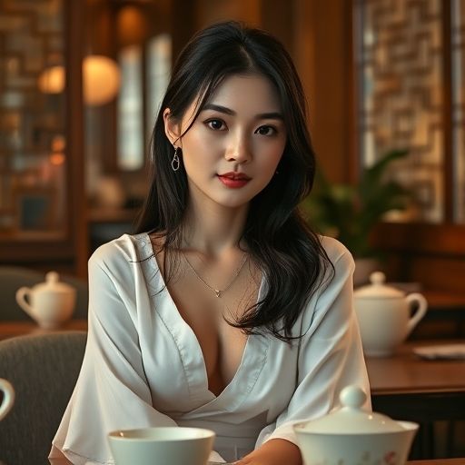 深圳光明某私密茶室的一角，环境优雅