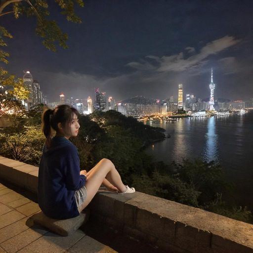 广州白云区某休闲会所夜景
