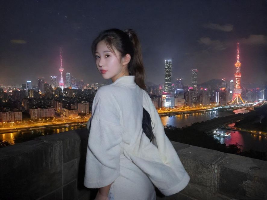 深圳璀璨夜景,高楼林立,霓虹闪烁,充满都市活力。