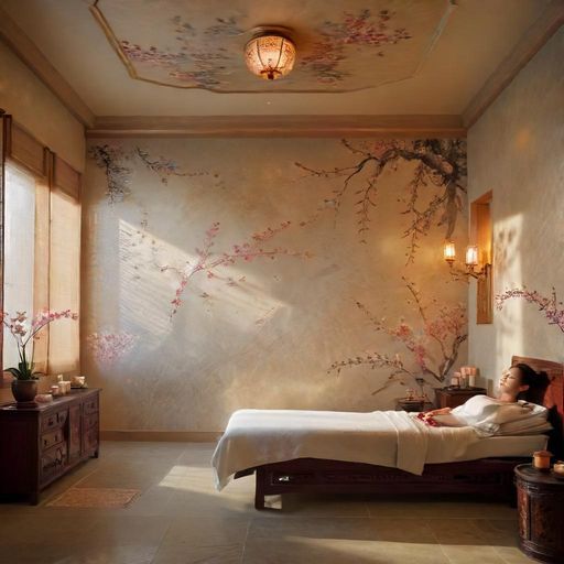 凯伦水疗的宁静按摩房间