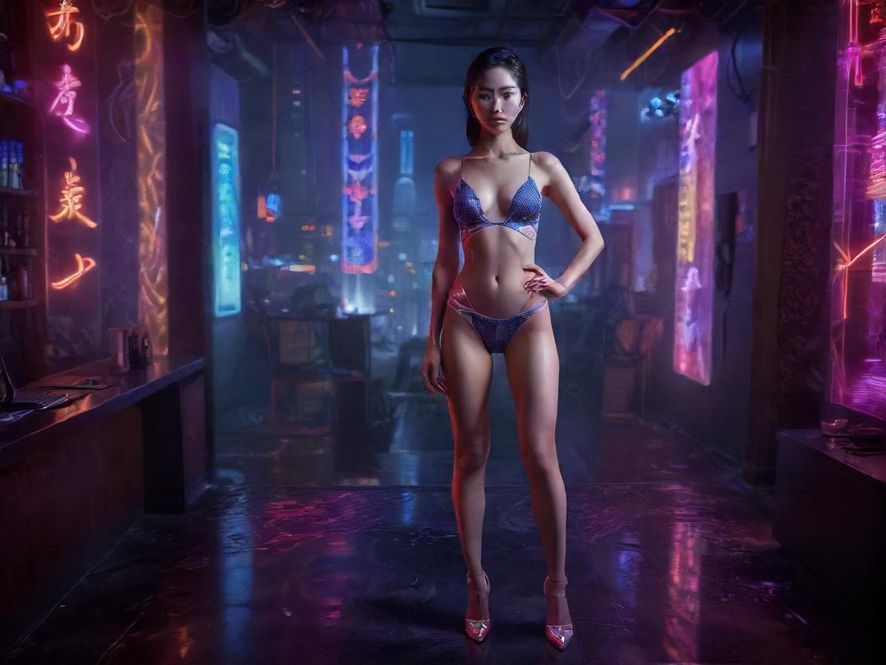 城市夜场会所夜景展示