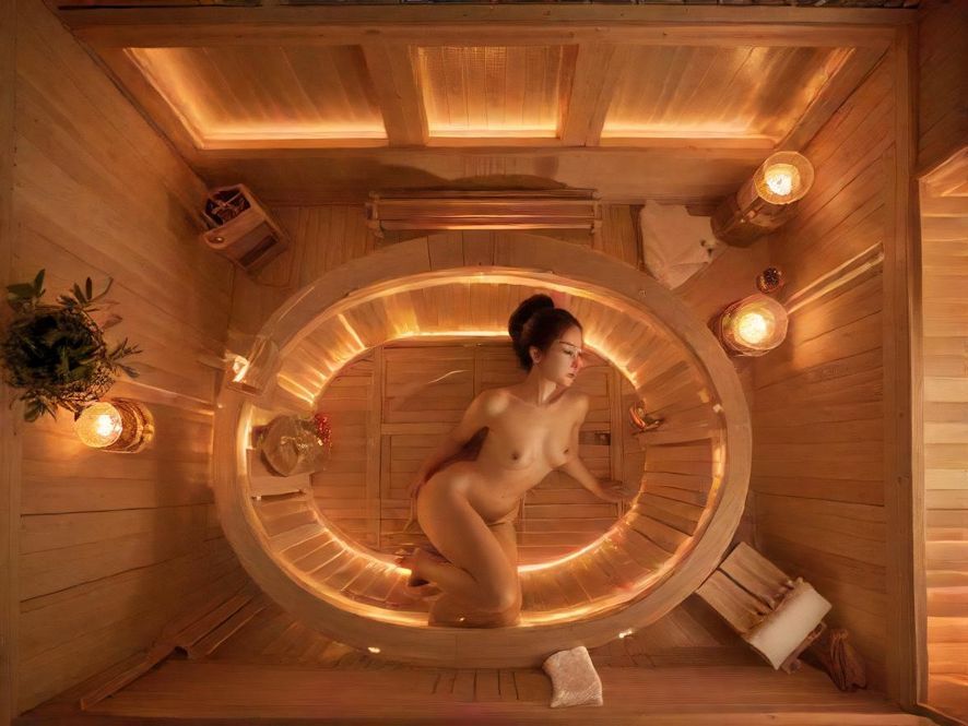 高端桑拿会所内部环境展示