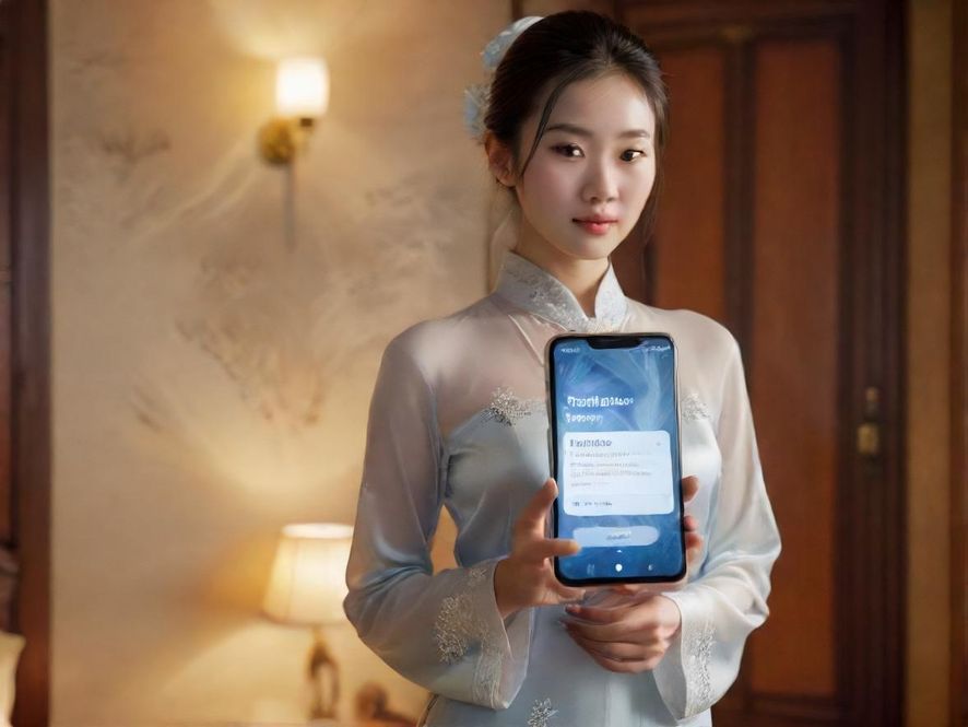 一个手机屏幕上显示着广州桑拿论坛的界面