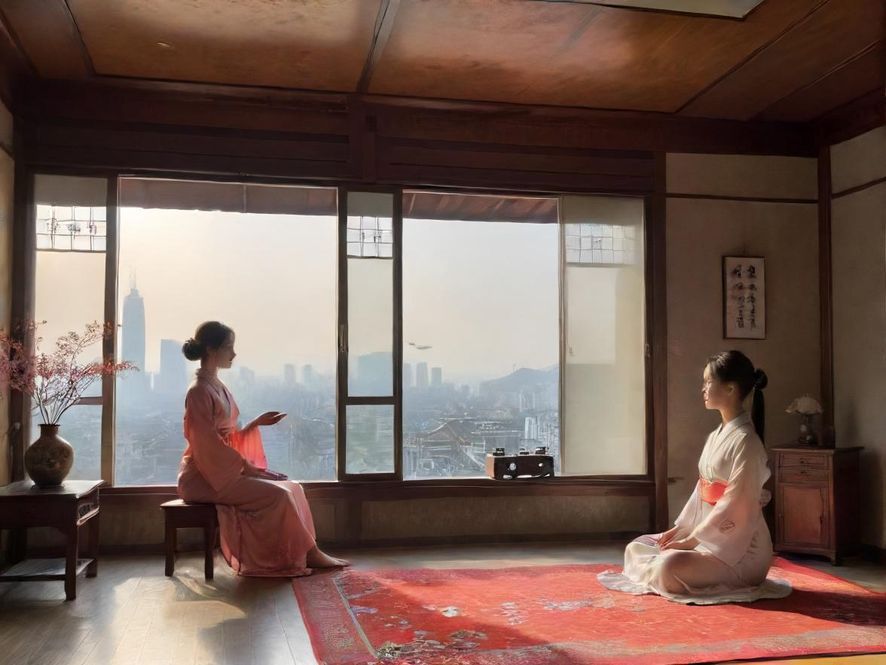 广州高端会所室内全景图