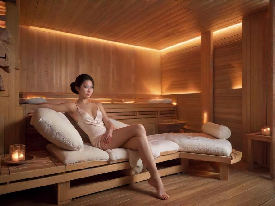 罗湖桑拿会所宽敞舒适的休息大厅