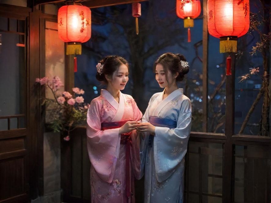 高端桑拿会所室内夜景