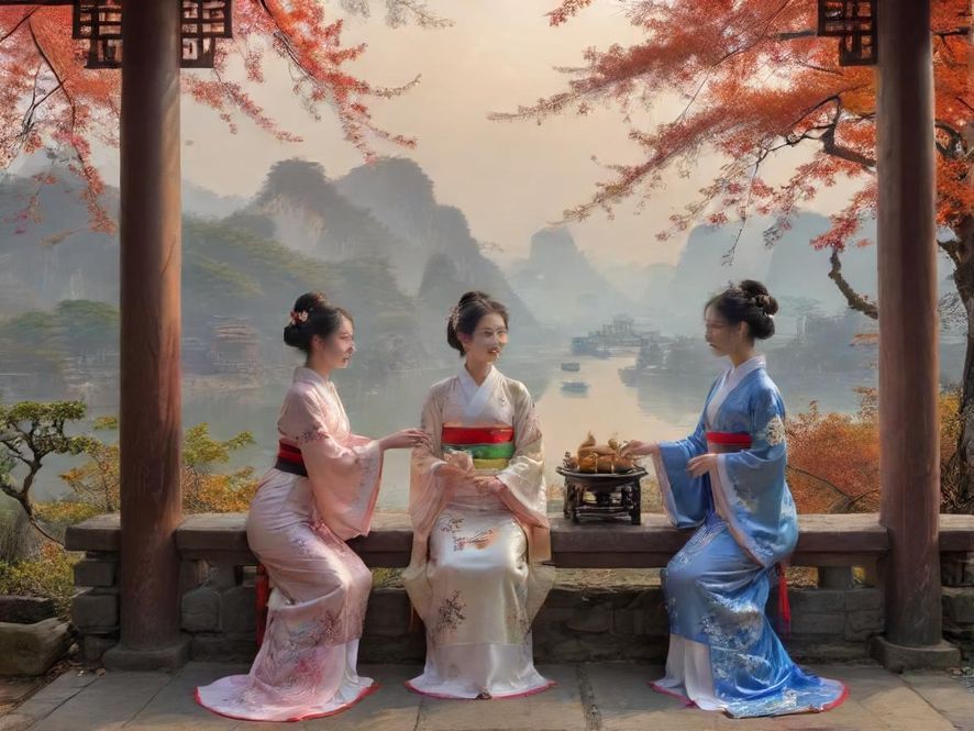 广州高端会所茶艺表演场景,展现优雅与文化气息