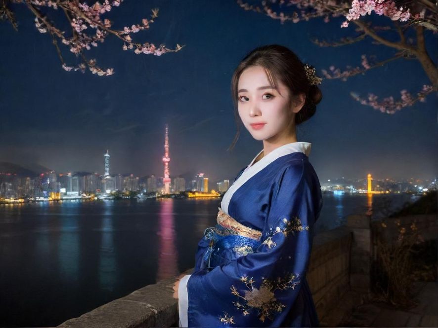 从高处俯瞰深圳璀璨的城市夜景,暗示着都市中隐藏的娱乐可能。