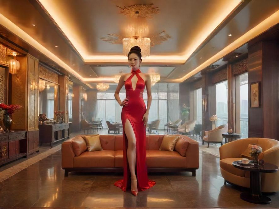 舒适豪华的休闲会所内部