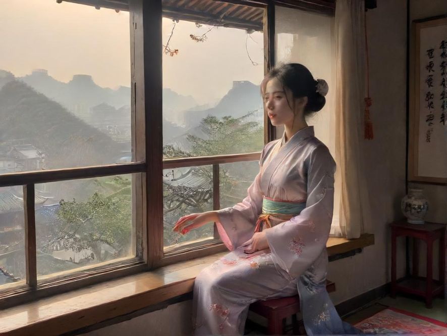 桑拿会所内部蒸汽浴室场景