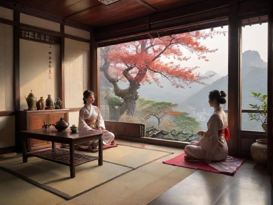 深圳高端品茶私密空间一角