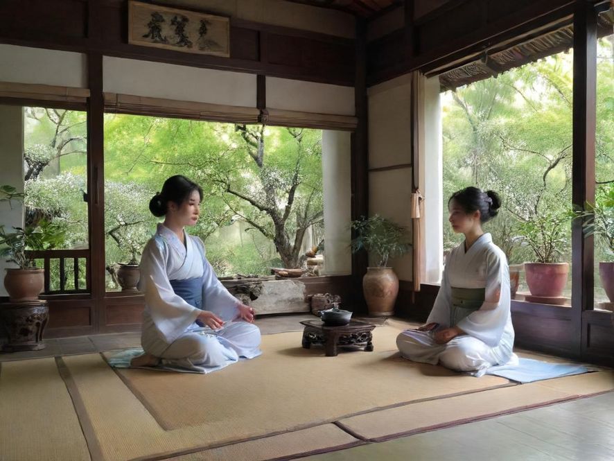 深圳品茶喝茶会所古典茶室环境