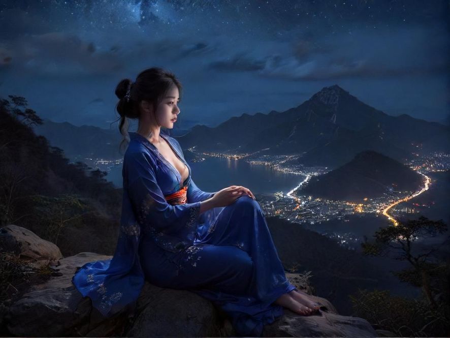 佛山夜晚夜场全景