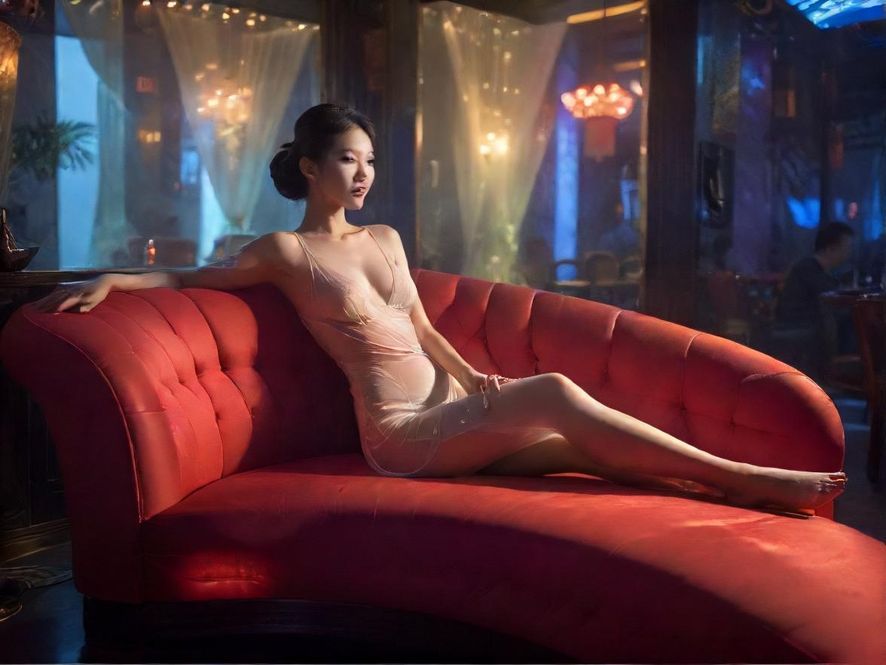 深圳夜场桑拿会所休息区氛围