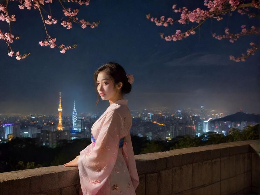 深圳繁华夜景，高楼大厦灯火辉煌，象征着这座城市的活力与机遇。