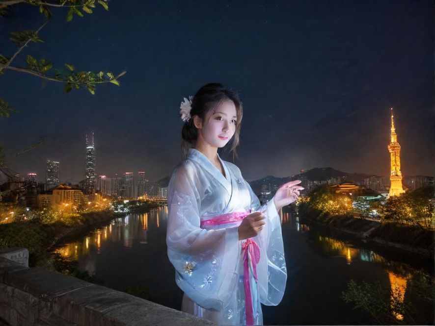 深圳罗湖璀璨夜景