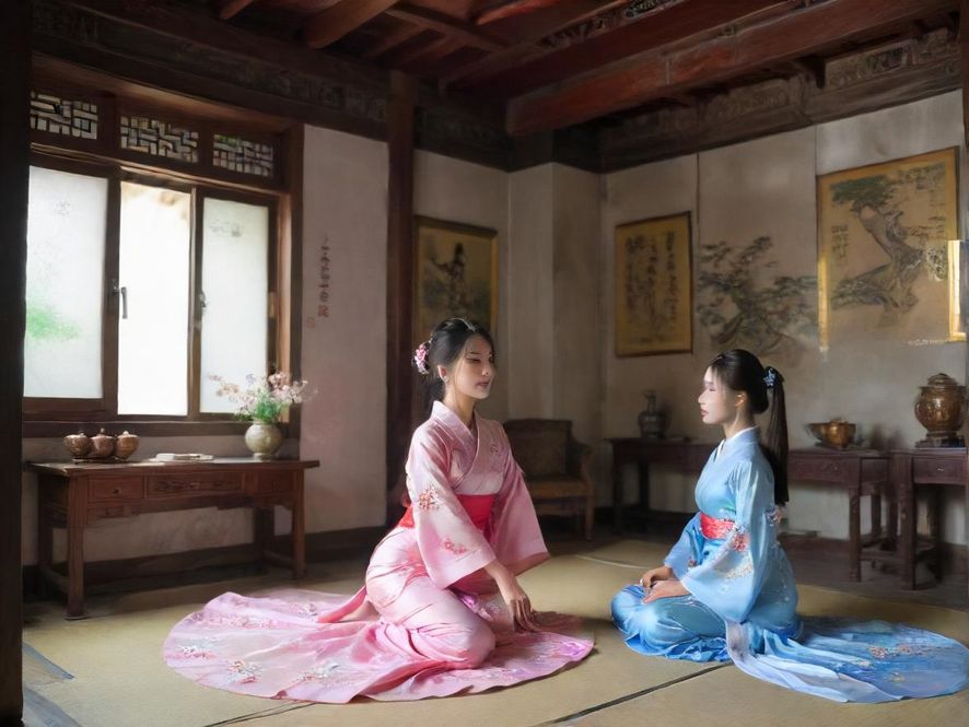 熟女桑拿汗蒸室场景