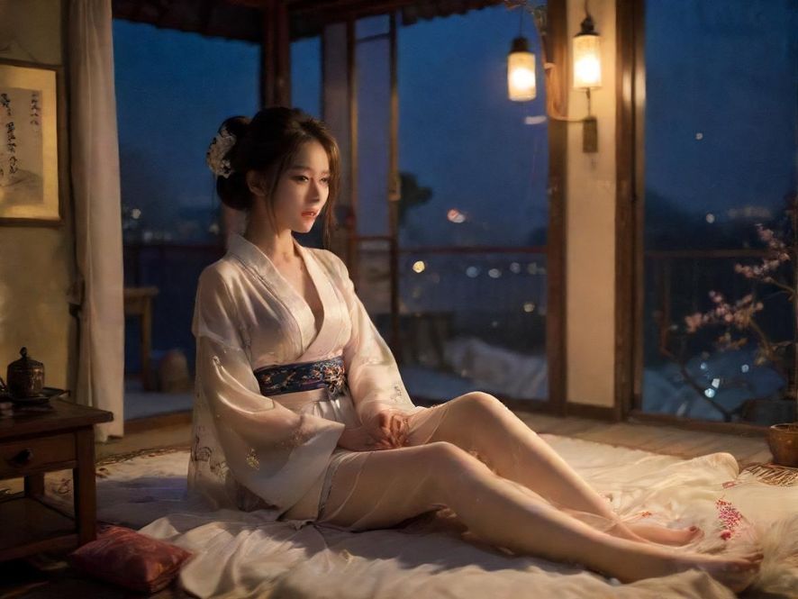 手机屏幕上显示着广州夜蒲论坛的帖子列表