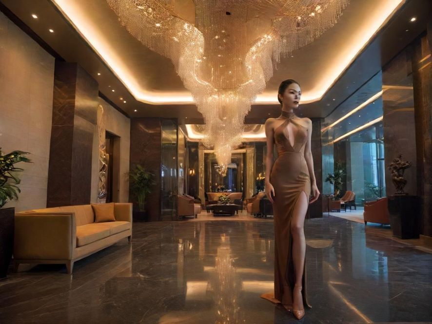 广州奢华会所大堂