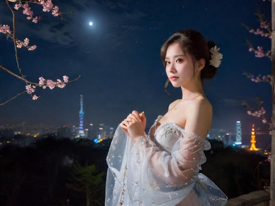 广州夜场休闲娱乐场所灯火辉煌,夜晚灯火辉煌,城市夜景