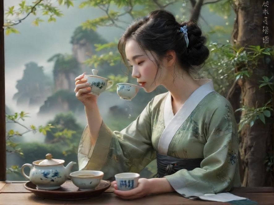 广州高端私人品茶会所 茶艺师优雅奉茶