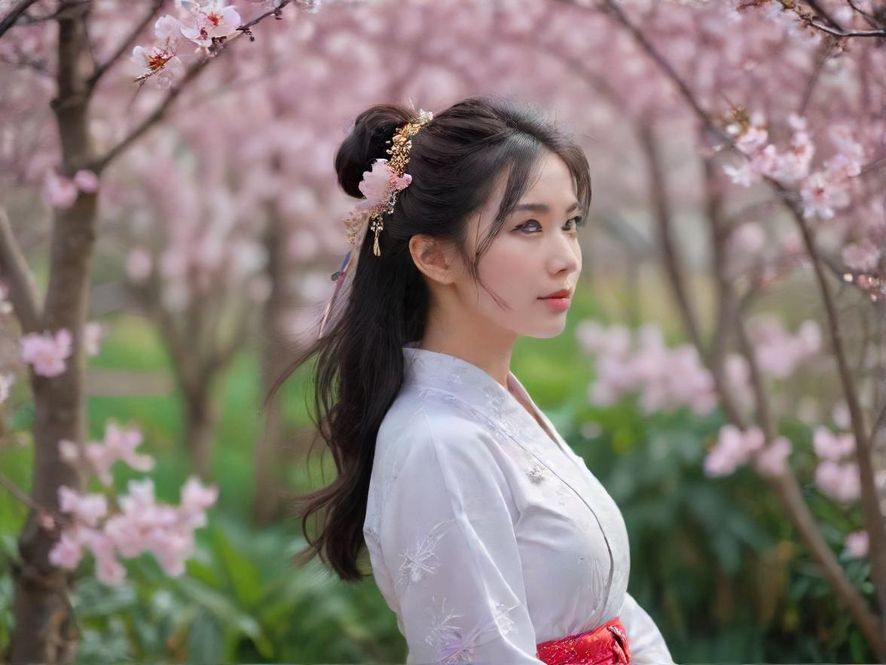 一位女性身着舒适的家居服,在布置温馨的私人公寓中,享受着片刻的宁静与放松,背景有柔和的灯光和舒适的家具。