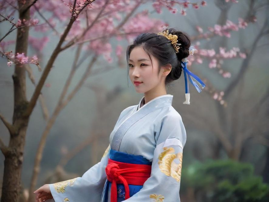 放松享受的女士