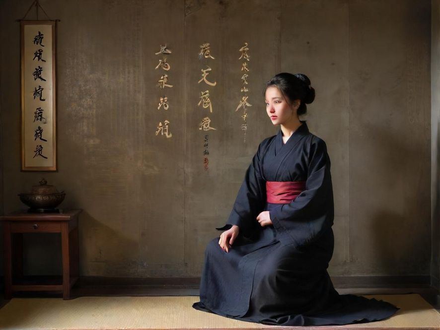 一个手持神秘地图的探险者,背影面向幽暗的小巷深处,充满了探索未知的电影感。