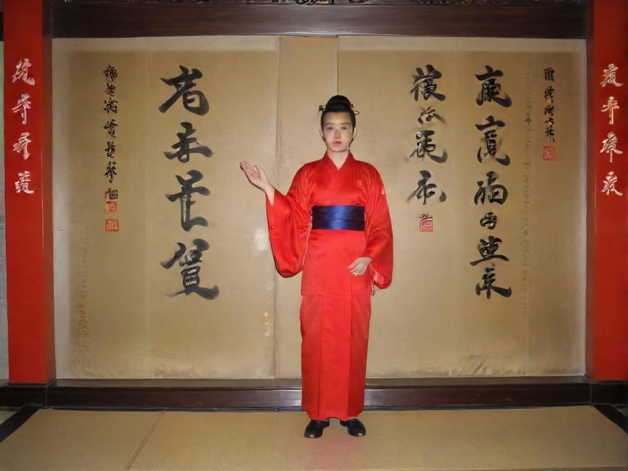 一群年轻人在阳光明媚的复古老街区中,兴高采烈地参与一场城市寻宝游戏,他们手持地图,脸上洋溢着探索的兴奋和乐趣。